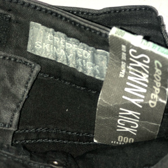 Stretchy Mid-Rise Crop Skinny Kick Flare Jean - Picture 7 of 7